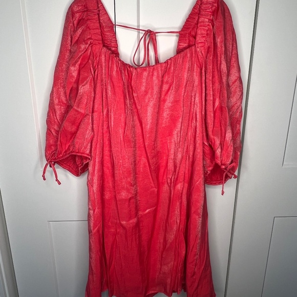 Free People Mara Mini Dress Pink Rose Women's Size Medium - Picture 2 of 8